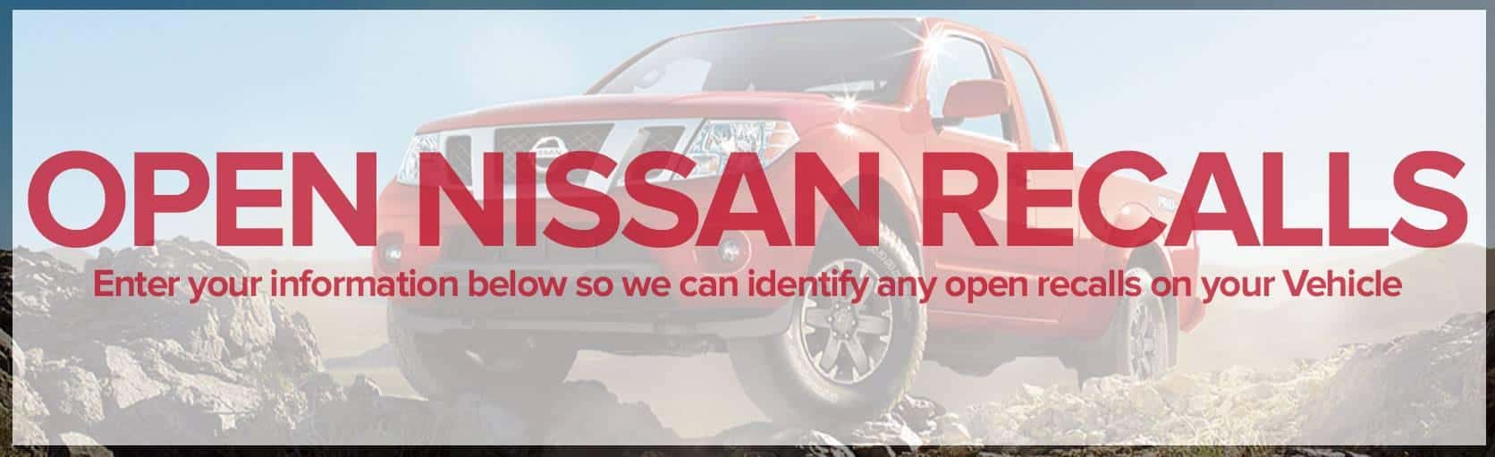 What are some vehicles on the Nissan recall list?