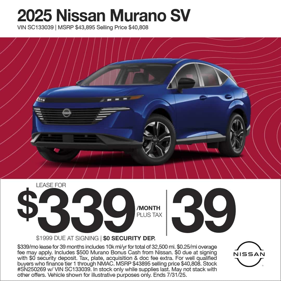 Nissan Monthly Specials