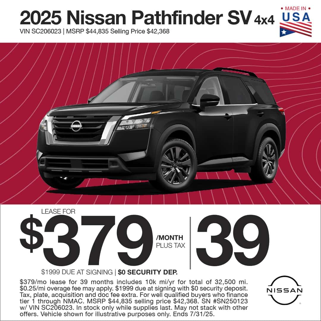 Nissan Monthly Specials