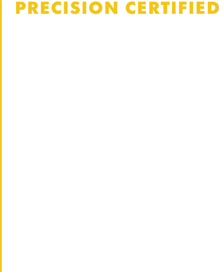Precision Certified