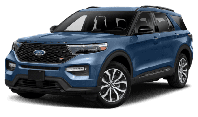 2020 Blue Ford Explorer