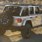 2023 Jeep Gladiator towing a boat