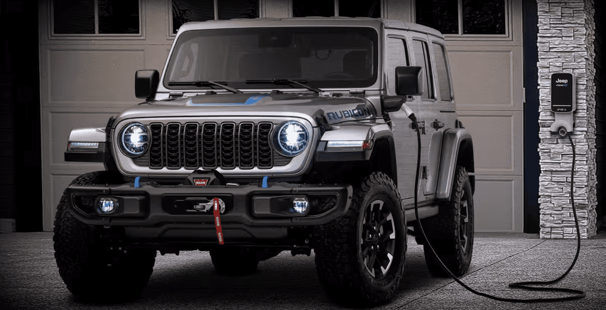 What is the Electric Range of the Jeep Wrangler 4xe Delray Beach