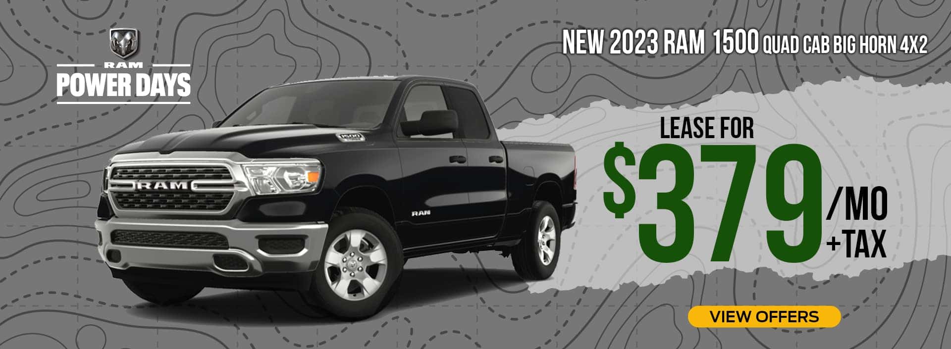 new 2023 ram 1500 quad cab big horn 4x2