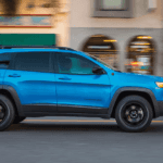 Blue Jeep Cherokee