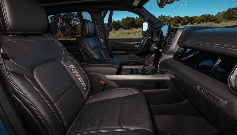 Interior of a Ram 1500
