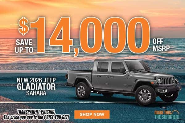 New 2026 Jeep Gladiator