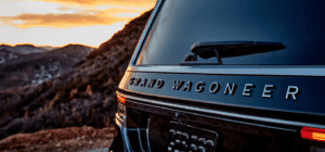 The rear of the 2022 Jeep Grand Wagoneer available in Fort Pierce.