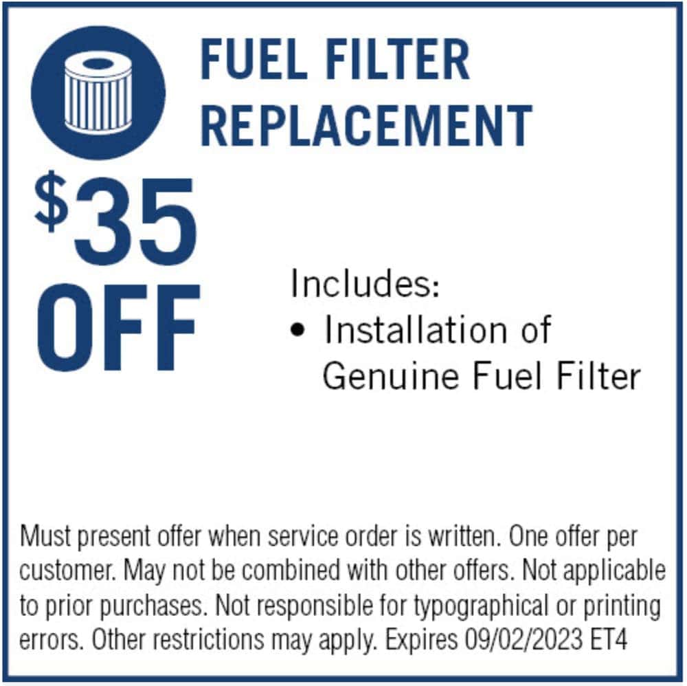 fuel filter replacement