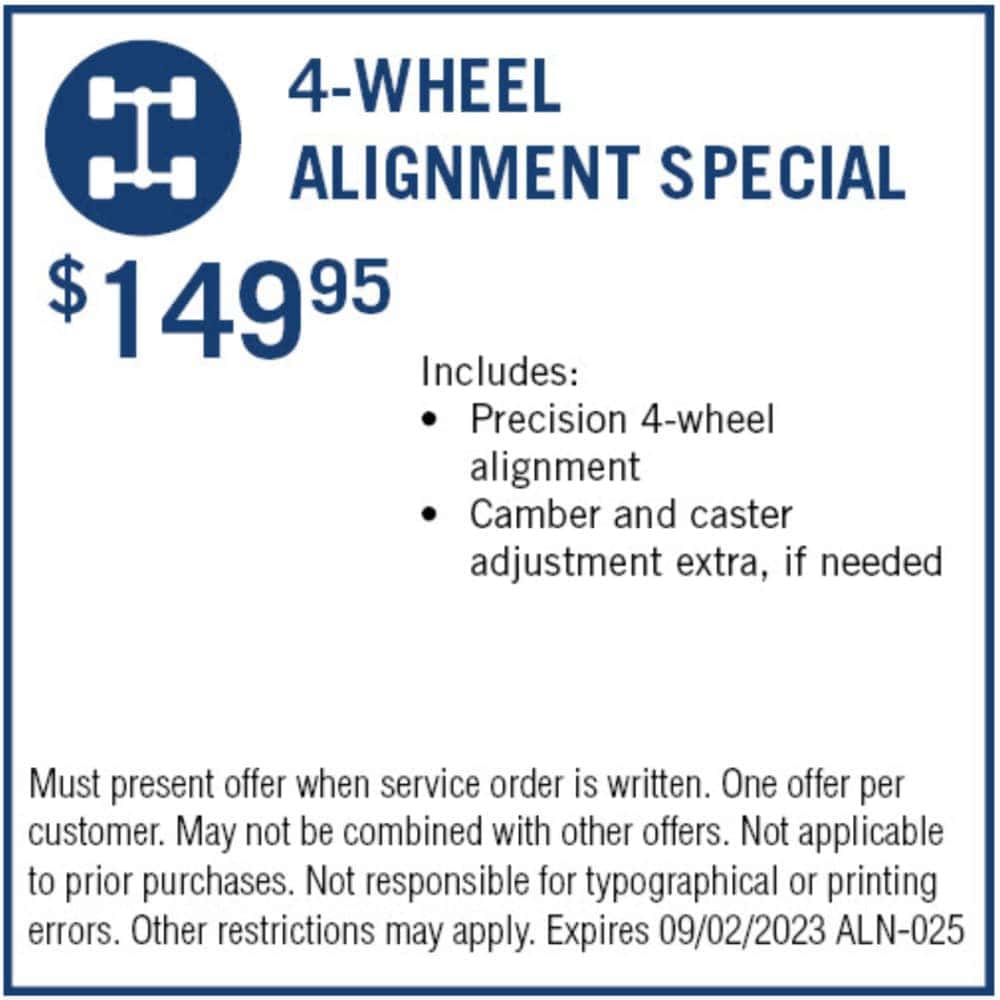 4 wheel alignment