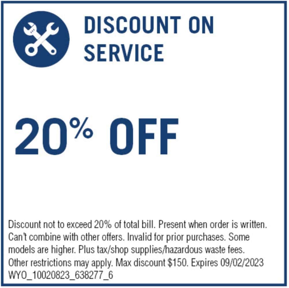 service discount coupon