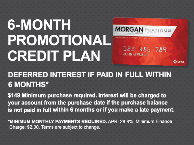 6 month promotional credit plan - print coupon