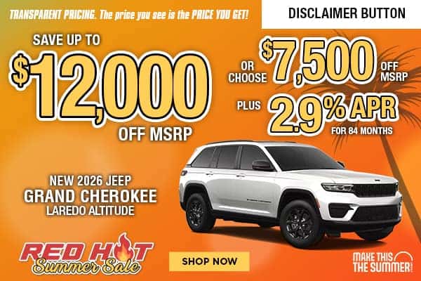 New 2026 Jeep Grand Cherokee Laredo Altitude