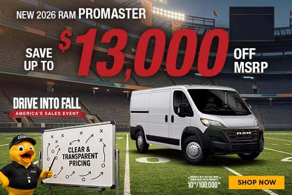 New 2026 RAM ProMaster