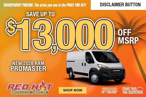 New 2026 RAM ProMaster
