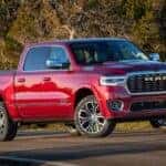 Red Dodge RAM 1500