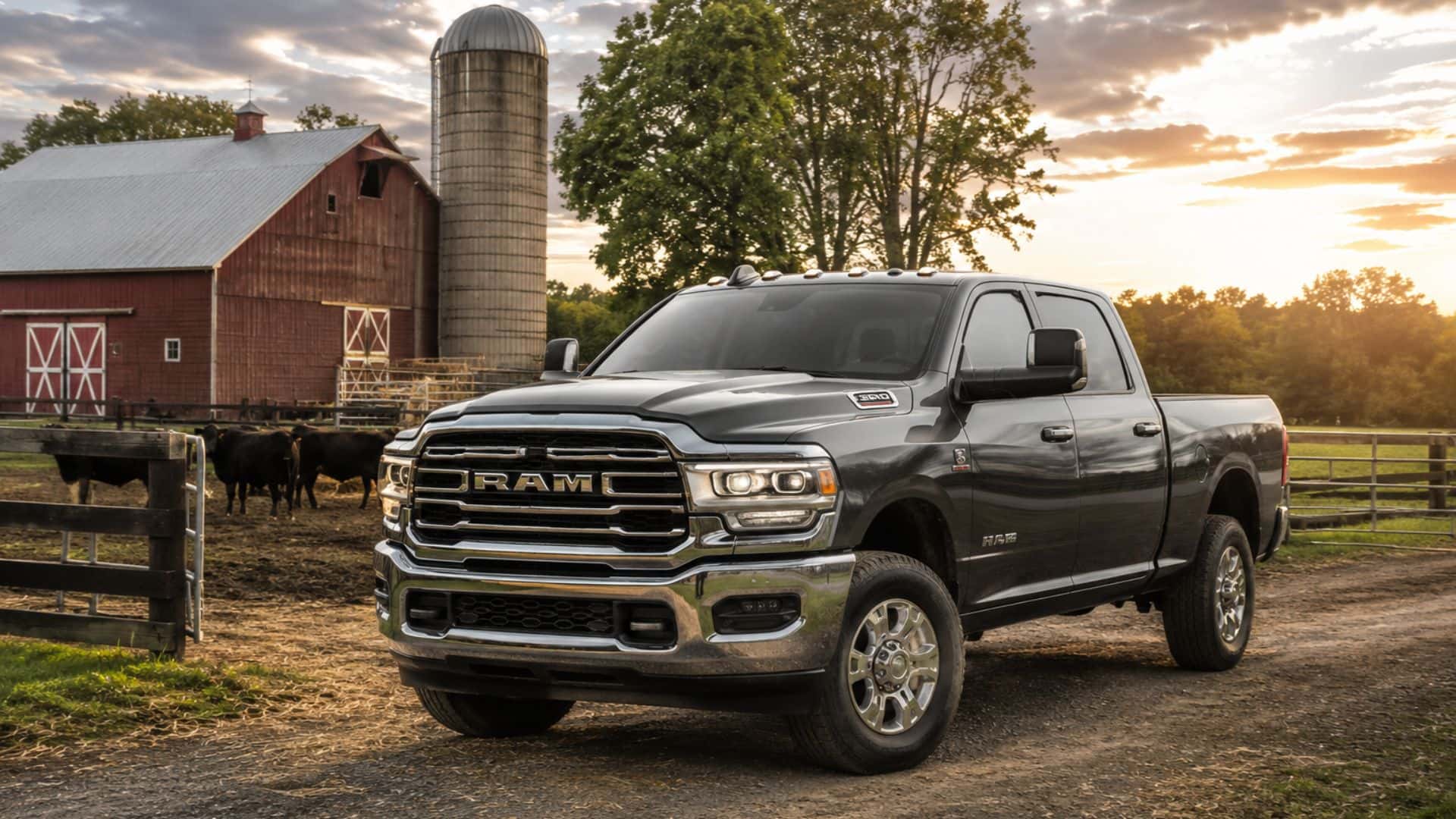 Dodge RAM on Farm