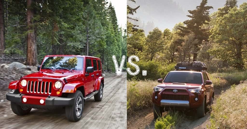 Jeep Wrangler Unlimited Versus Toyota 4Runner