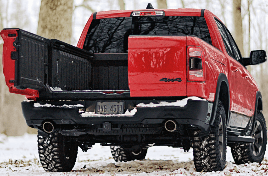 Ram Debuts New Multifunctional Swingout Tailgate