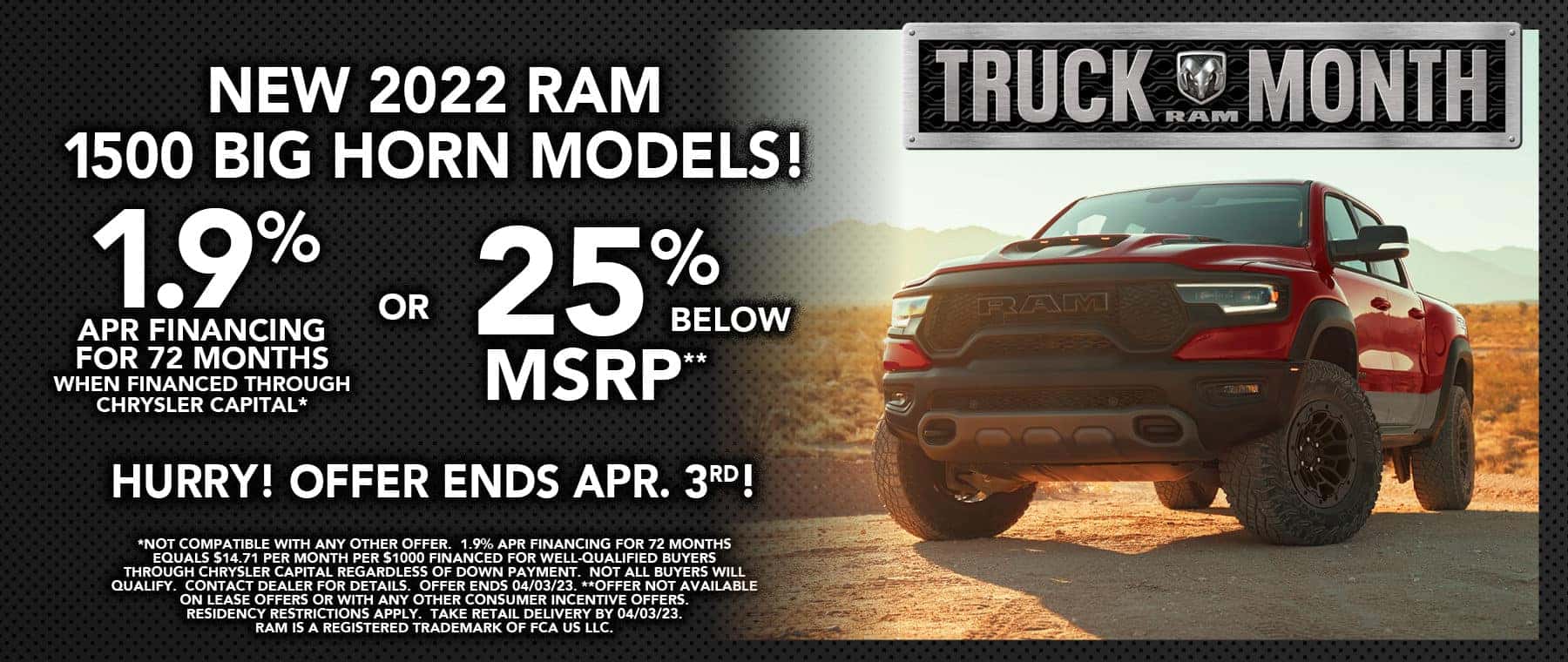 Truck Month Financing