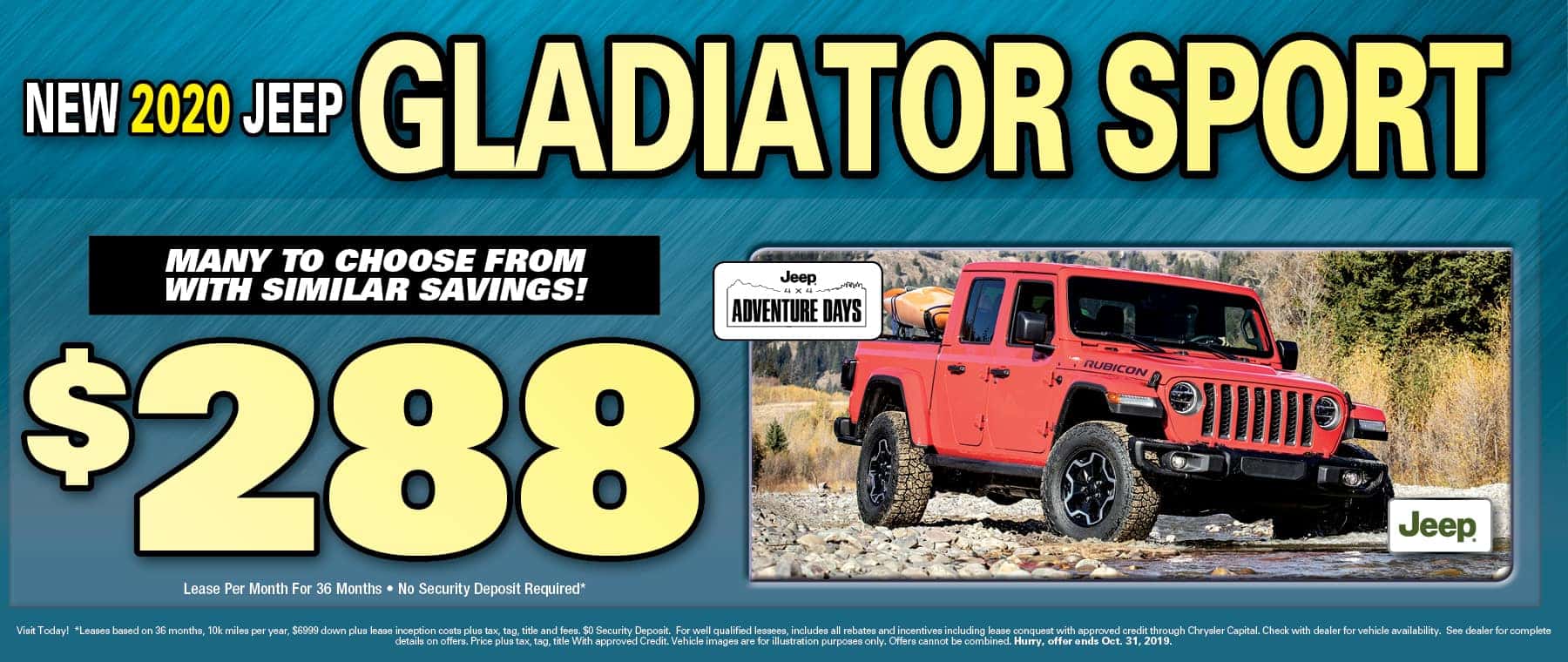 New 2020 Jeep Gladiators!