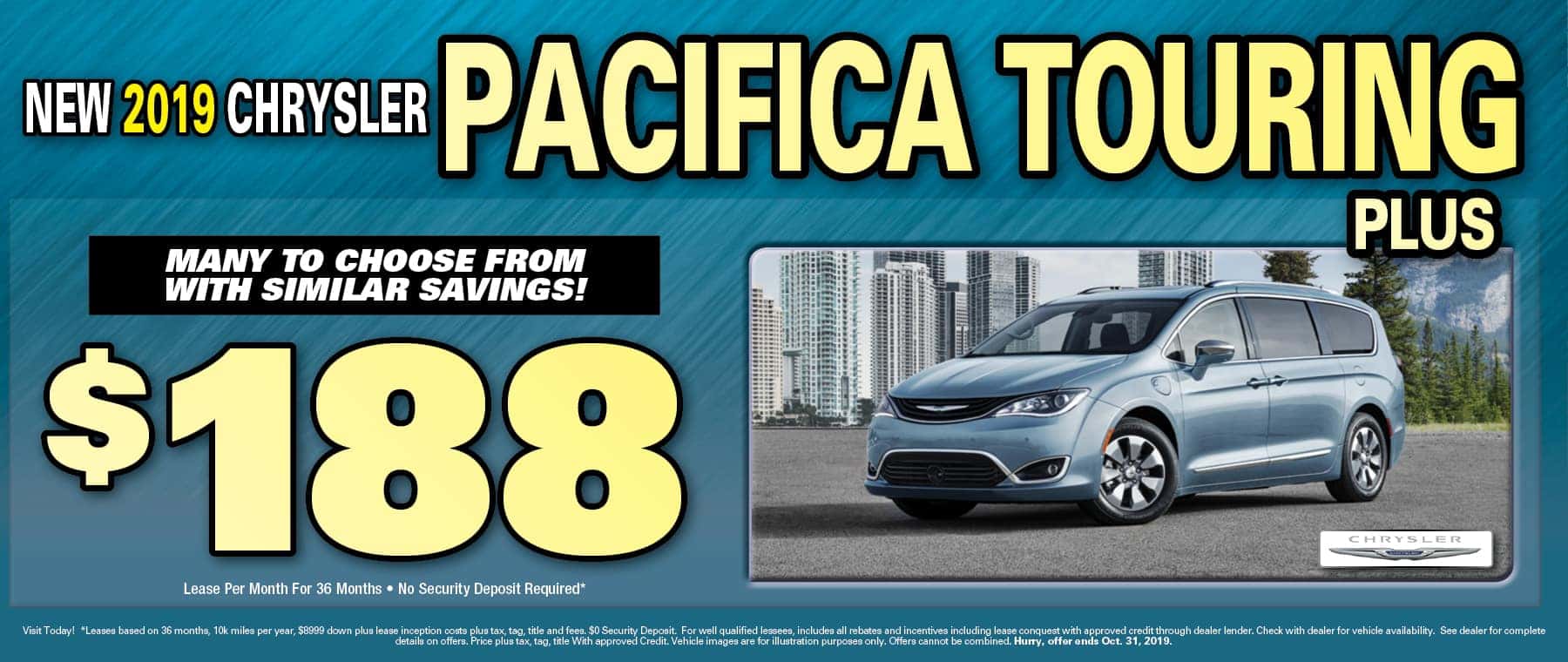 New Chrysler Pacificas!