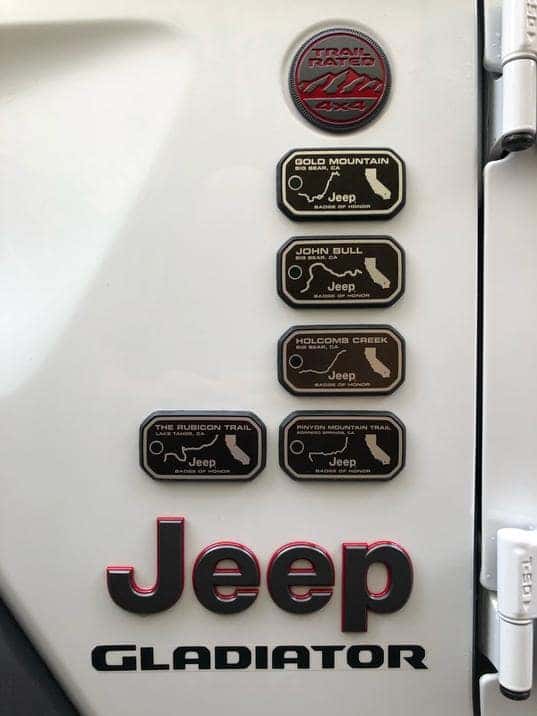 Jeep Rated Badges