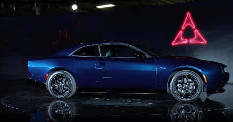 Navy Dodge Charger Daytona 2024 #2