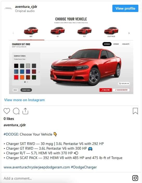 TorRed Dodge Charger options 2024