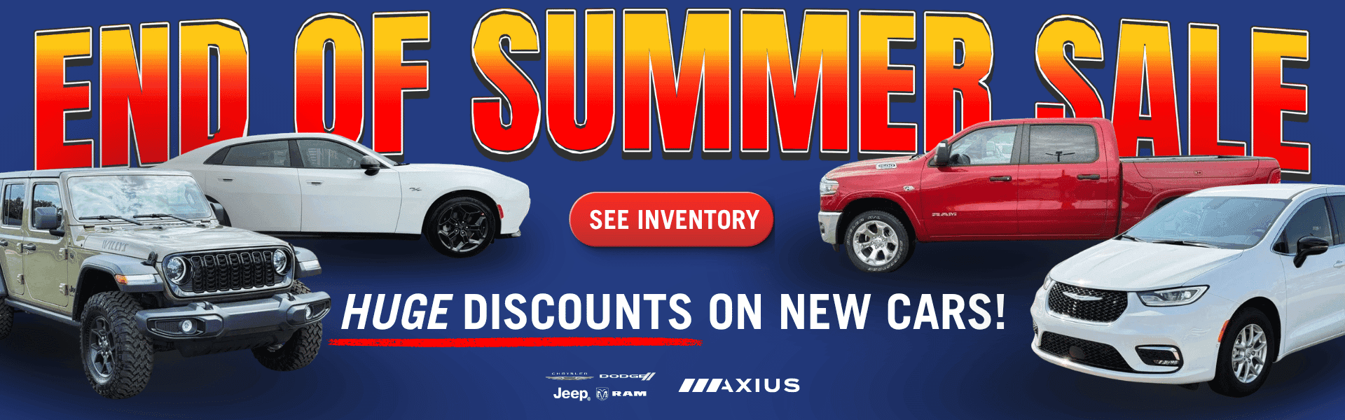 end of summer sales event