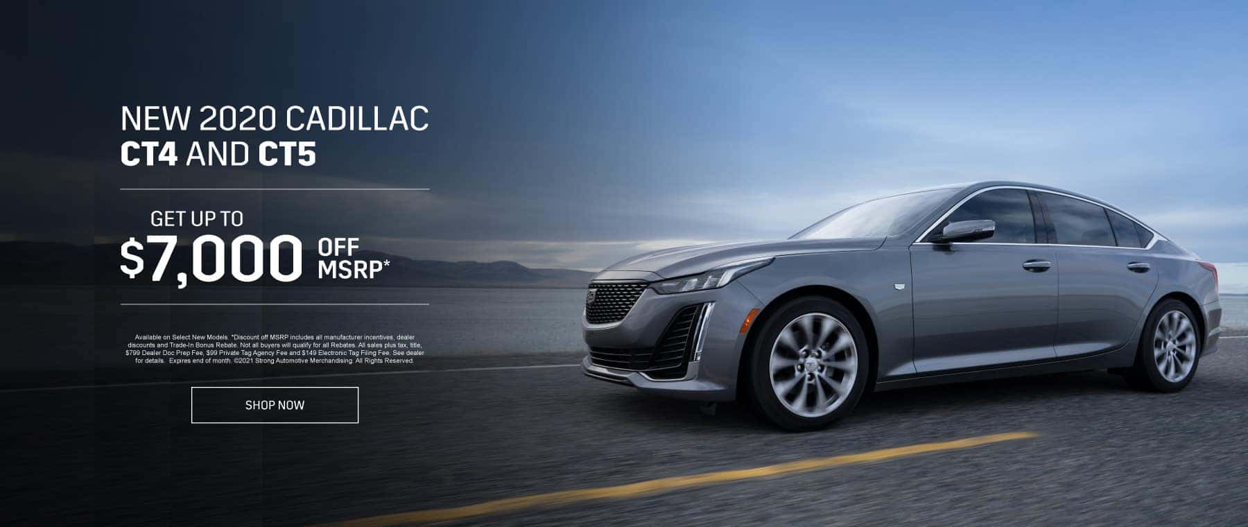 New 2020 Cadillac CT4 and CT5 - Get up to $7000 off msrp - Shop Now