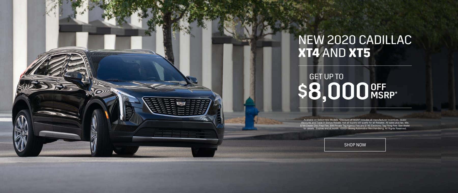 New 2020 Cadillac XT4 and XT5 - Get up to $8000 off msrp - Shop Now