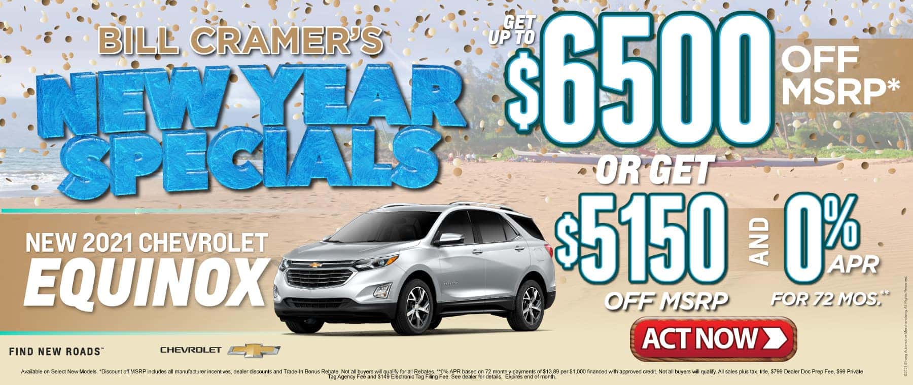 New 2021 Chevrolet Equinox - Get up to $6500 off msrp - Act Now
