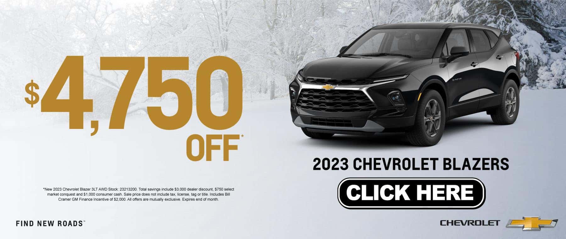 2023 Chevrolet Blazers - $4,750 Off
