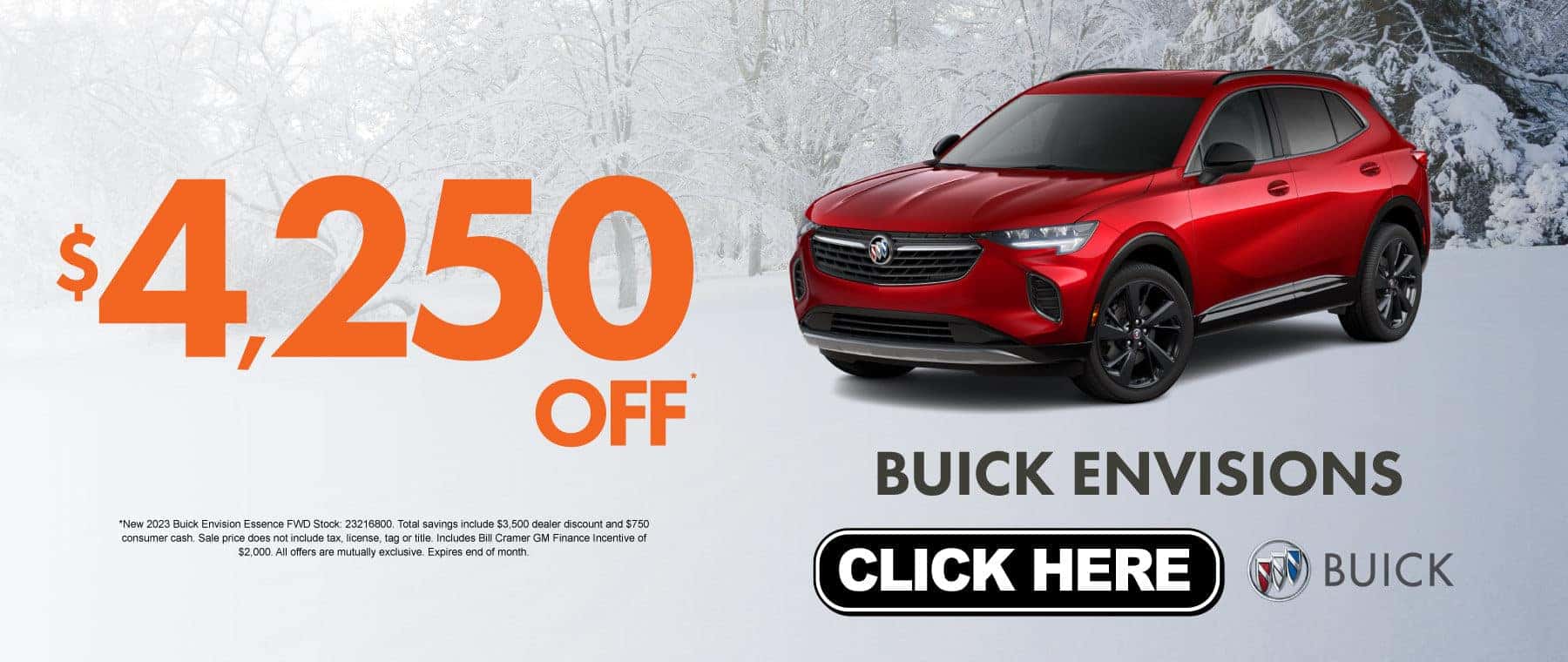 Buick Envisions - $4,250 Off*