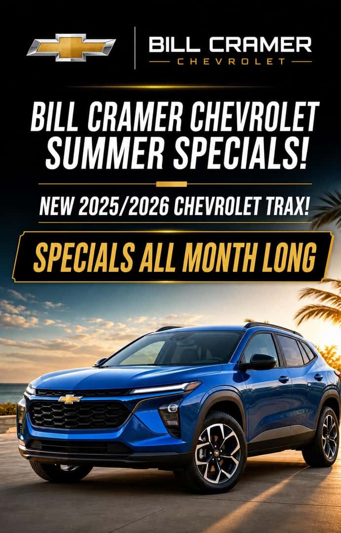 chevy trax summer specials banner
