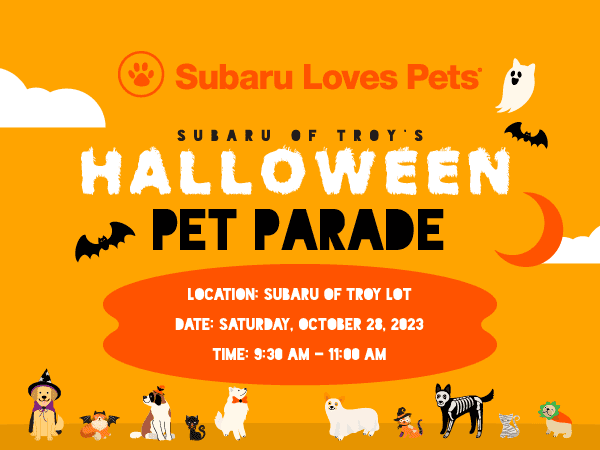 Subaru of Troy Pet Parade Event Banner