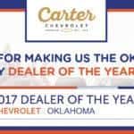Carter Chevrolet wins two Dealer Rater awards