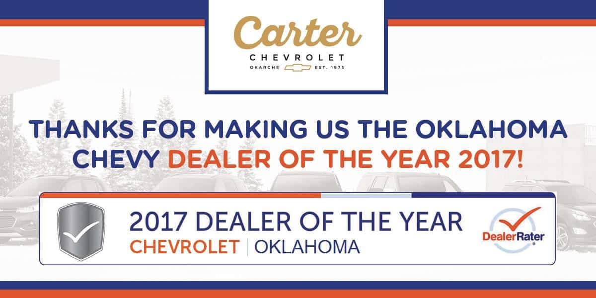 Carter Chevrolet Wins Two Dealer Rater Awards Carter Chevrolet