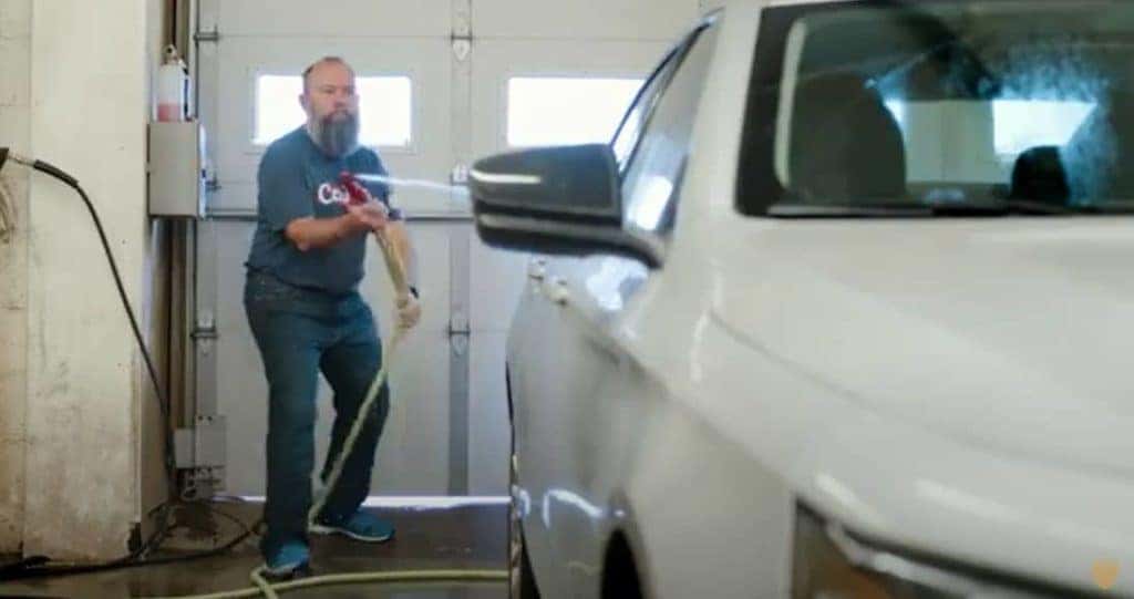 Jeff Washing A Car | Okarche, OK