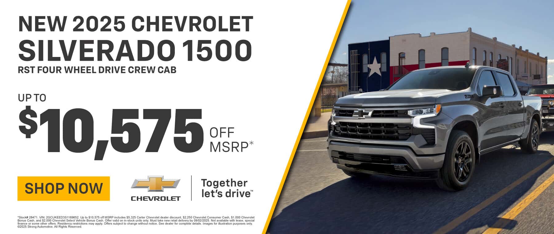 New 2025 Chevrolet Silverado 1500 RST Four Wheel Drive Crew Cab