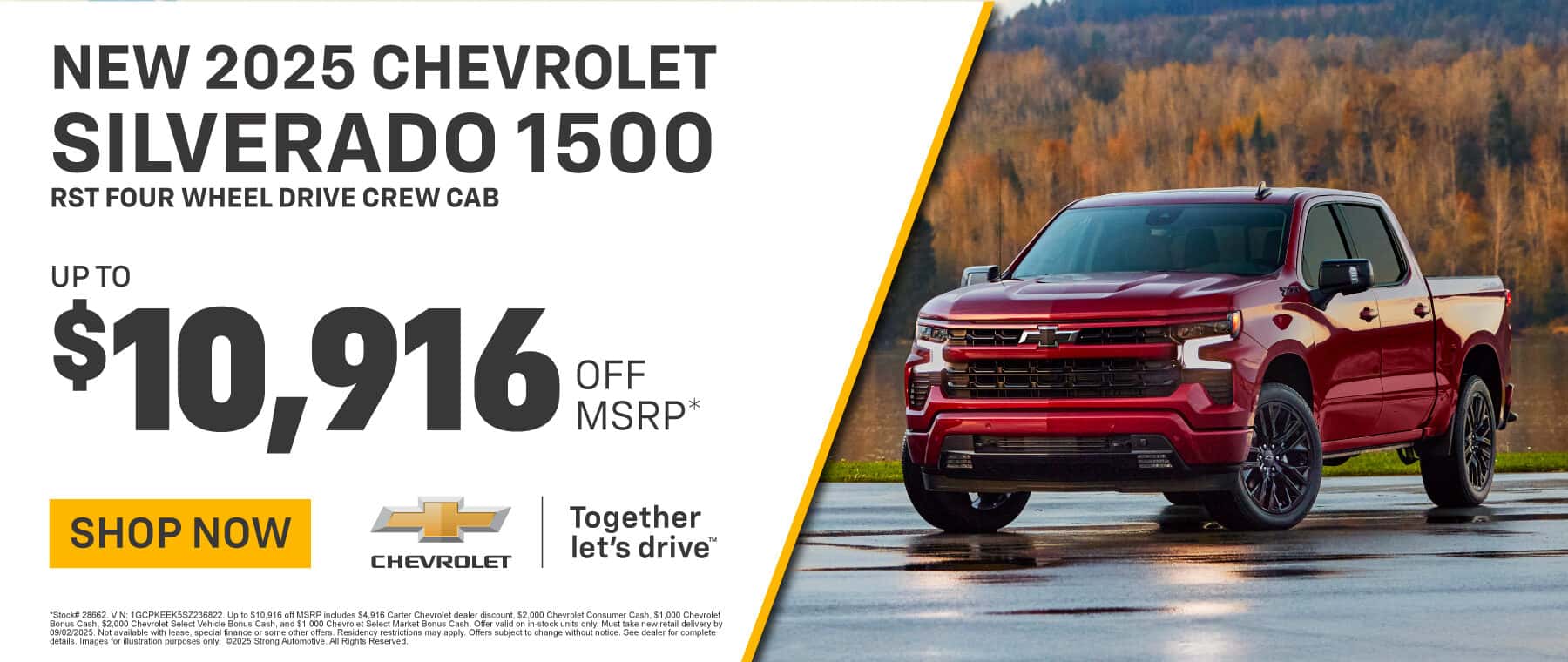 New 2025 Chevrolet Silverado 1500 RST Four Wheel Drive Crew Cab