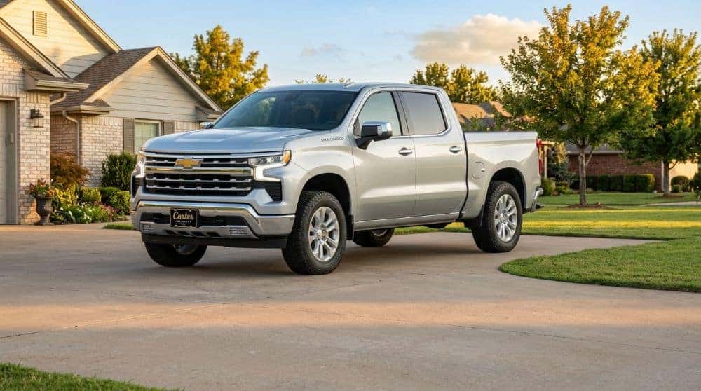 2026 Chevrolet Silverado 1500 delivered to a customer's Oklahoma driveway