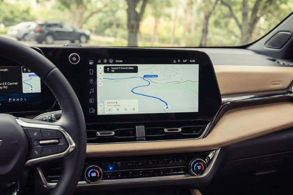Interior of the 2027 Chevrolet Equinox showing the 11.3-inch touchscreen and digital driver display