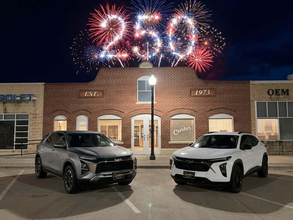 0% APR for 60 months on the new 2026 Chevrolet Equinox and Trax at Carter Chevrolet in Okarche, OK
