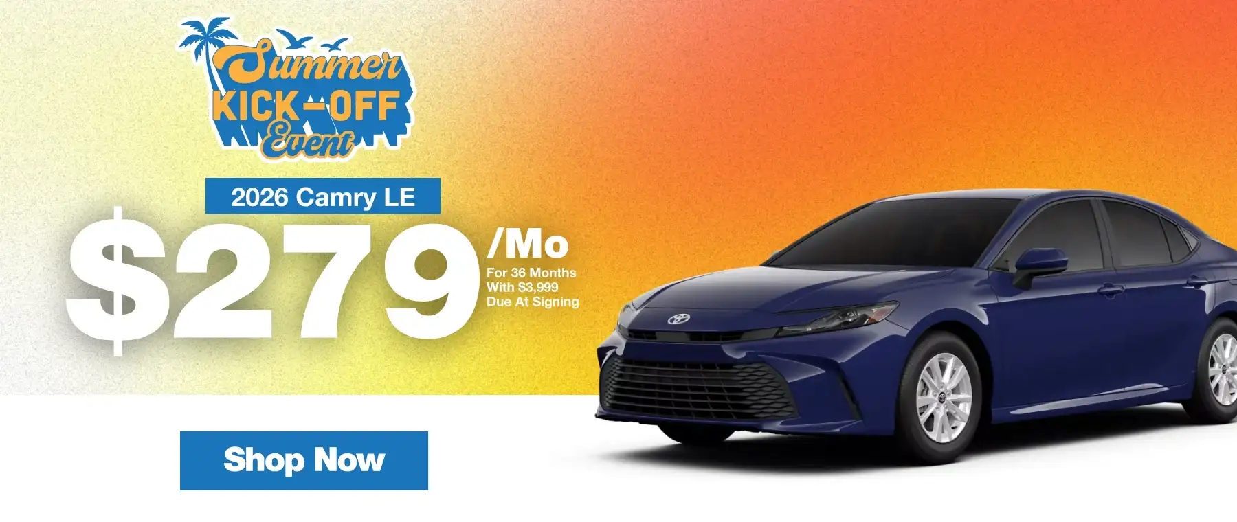 2026 Camry Banner