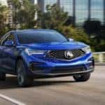 Blue 2019 Acura RDX on street