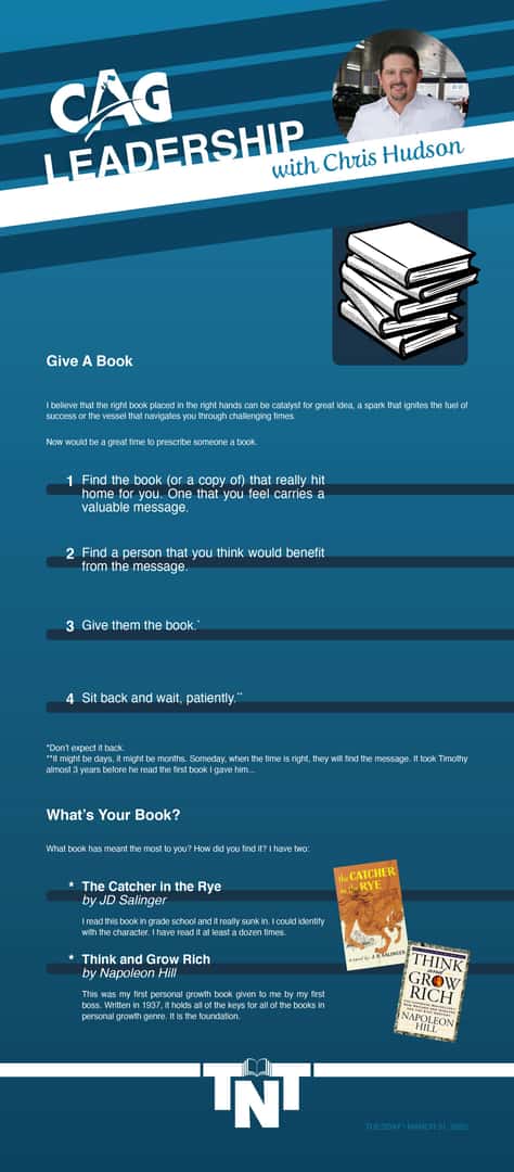 Give A Book - Chris Hudson