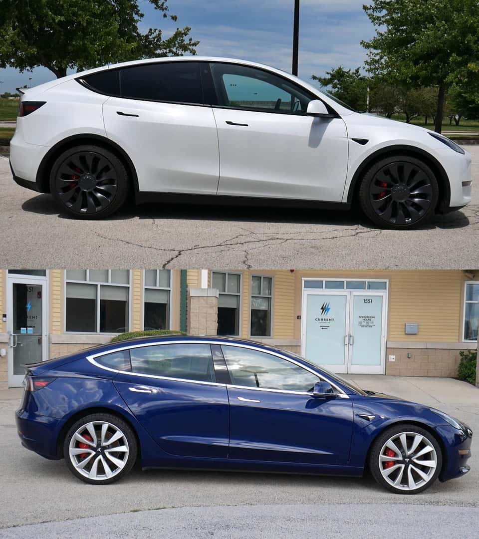 Tesla y deals compared to 3