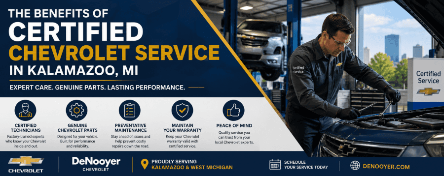 The Benefits of Certified Chevrolet Service in Kalamazoo MI